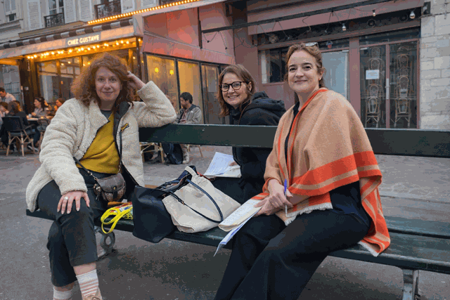 de gauche à droite : Camille VIVIOZ-BRAMI, Alice Clot-Ménard, Isabelle SAINT JOHN WEBB