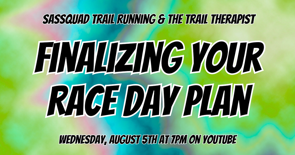 Finalizing Your Race Day Plan Webinar