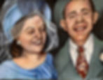 Grandma and Grandpa portrait full color