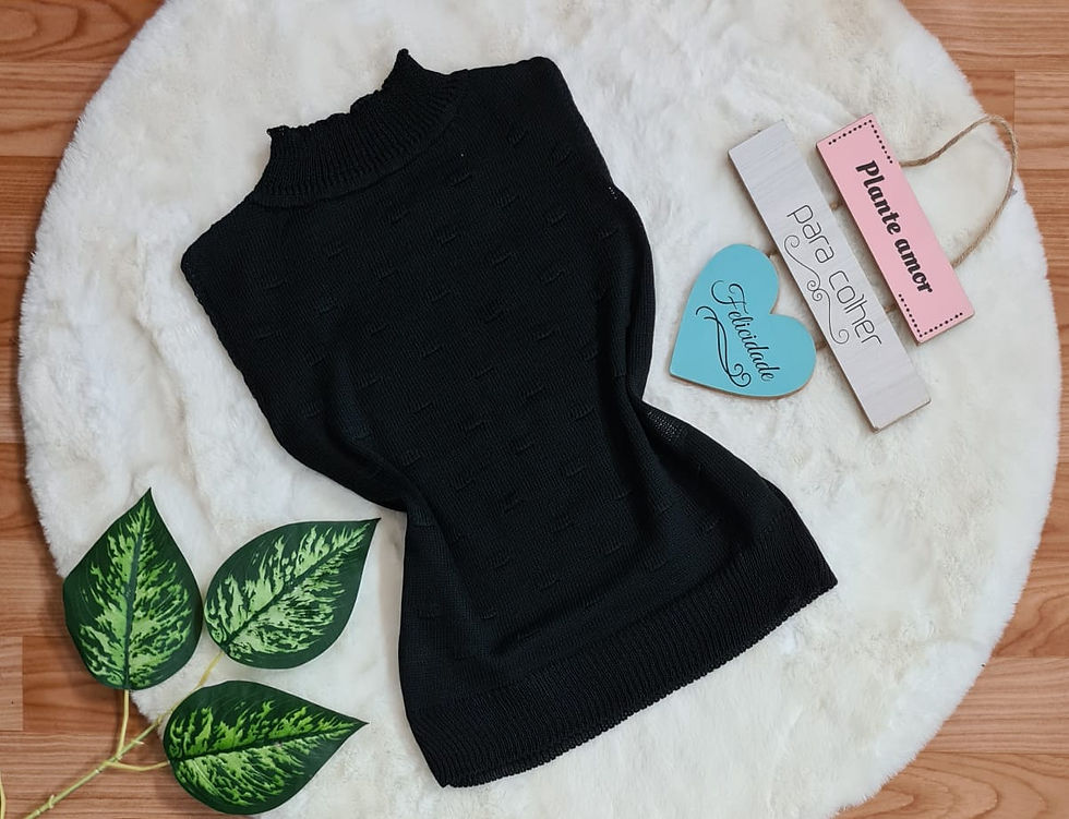 Miniatura: Blusa gola alta