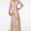 Thumbnail: GLS by Gloria - N29738 Full Embroidered Mesh A-Line Dress w/Waist Band