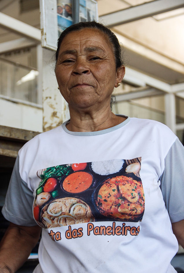 Paneleira Evanilda Fernandes Correia. Foto: Sofia Peres