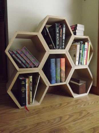 Hexacomb shelving magnetic modular furniture