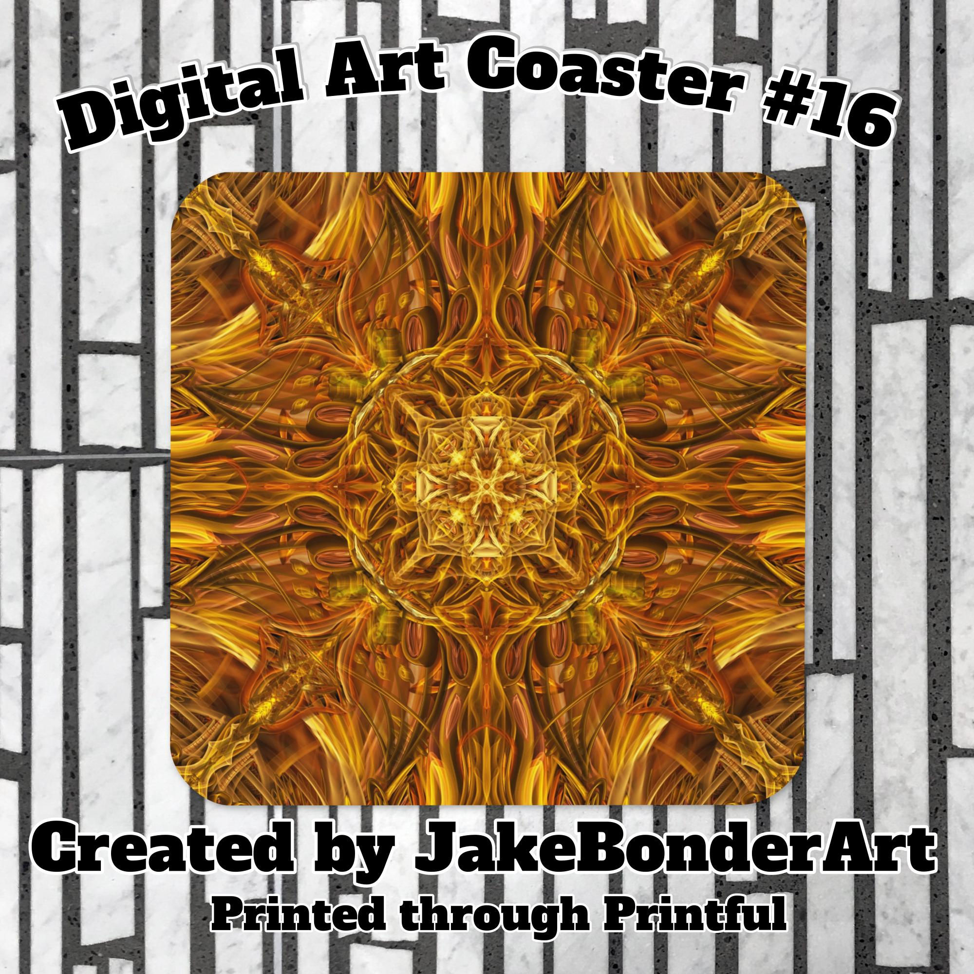 Digital Art Coaster #16