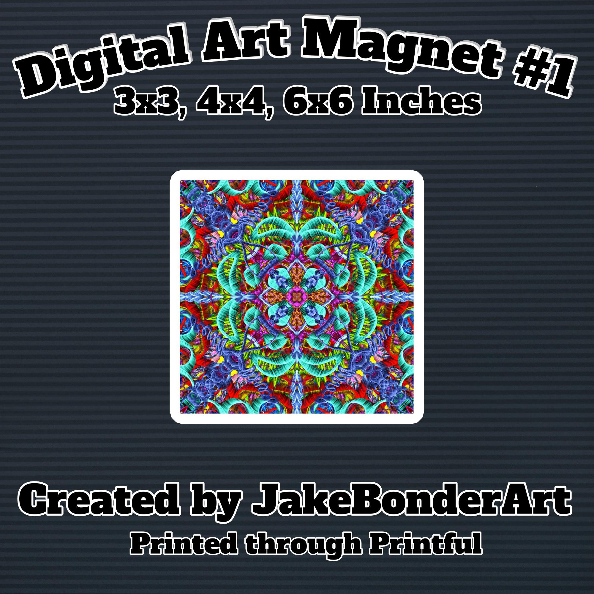 Digital Art Magnet #1