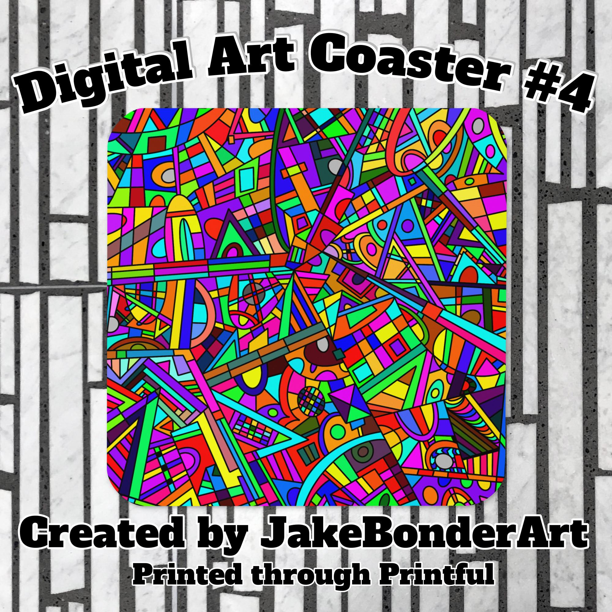 Digital Art Coaster #4