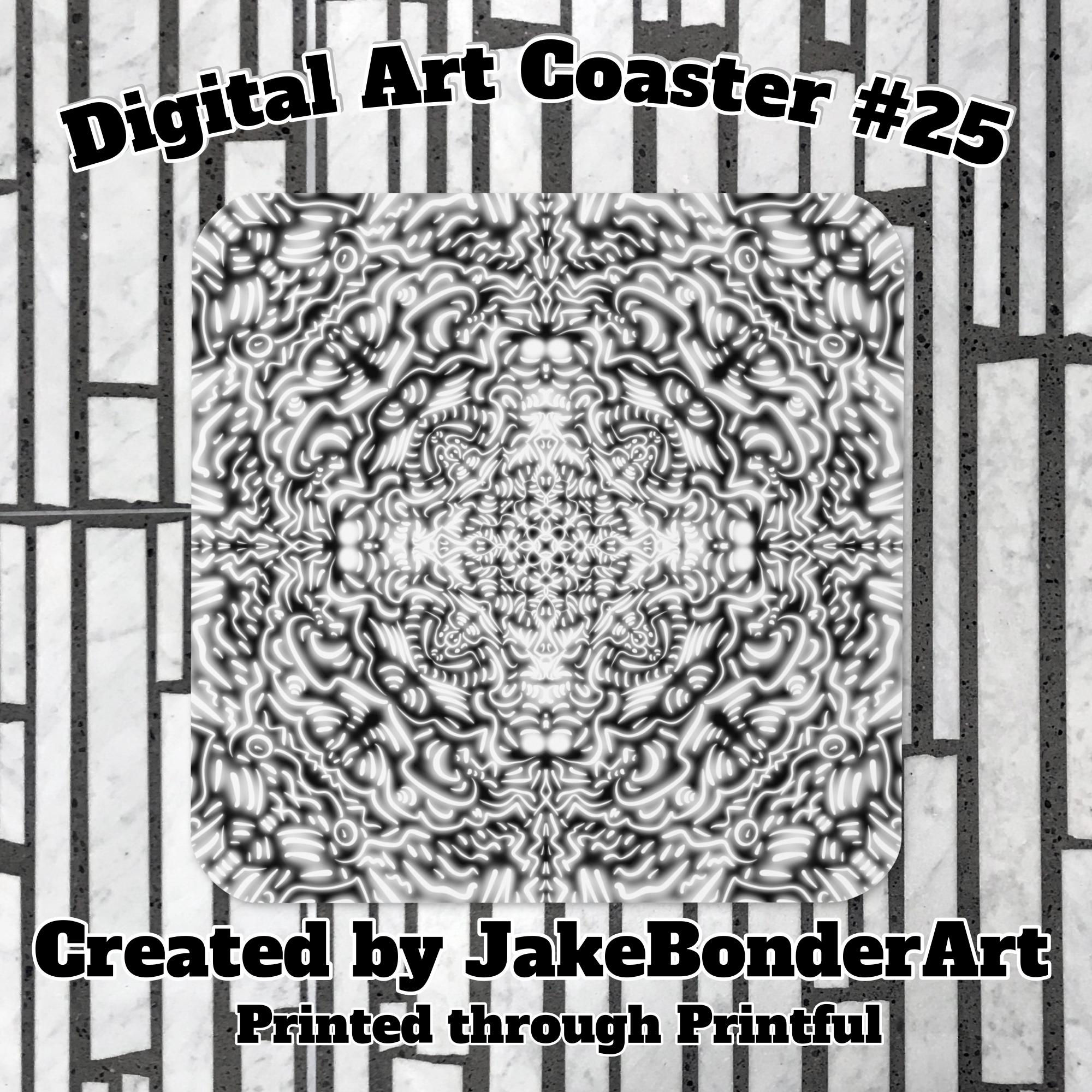 Digital Art Coaster #25