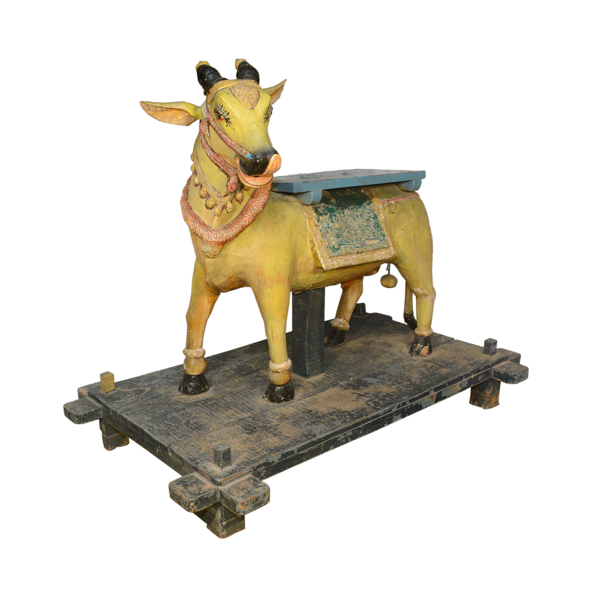 Wooden Ox Statue