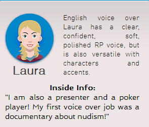 Portfolio Series: Meet Our Soft Spoken British Voice over Artist, Laura