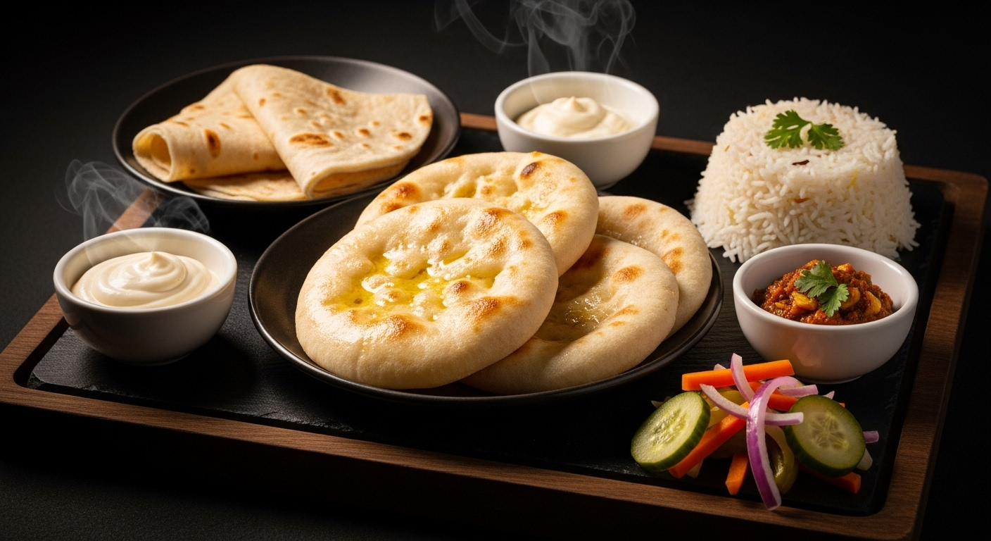 Arranged Food and Objects