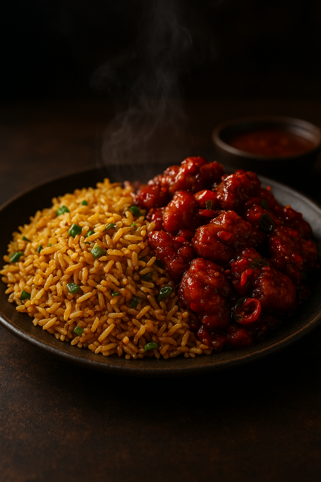 Arranged Food and Objects