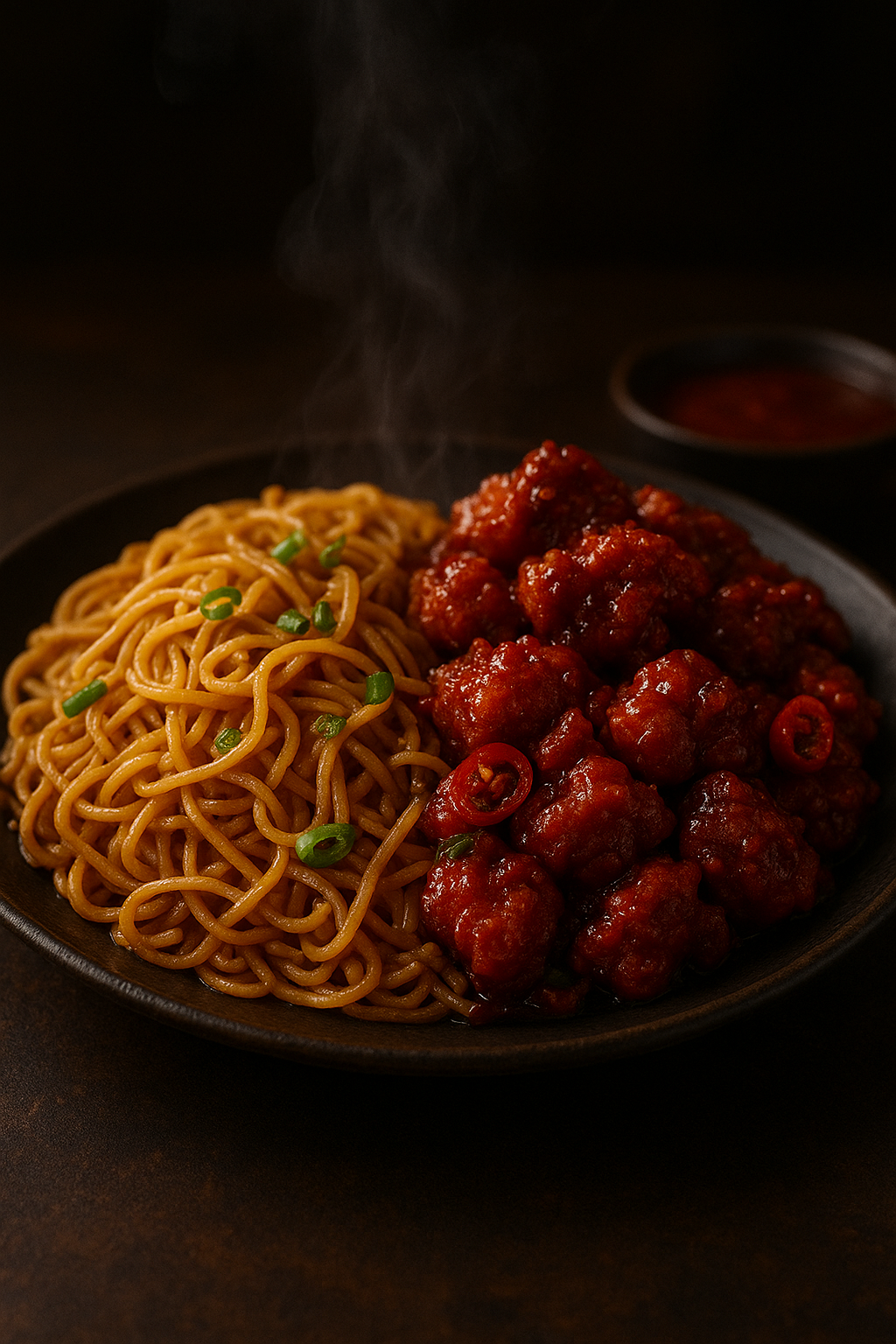 Arranged Food and Objects