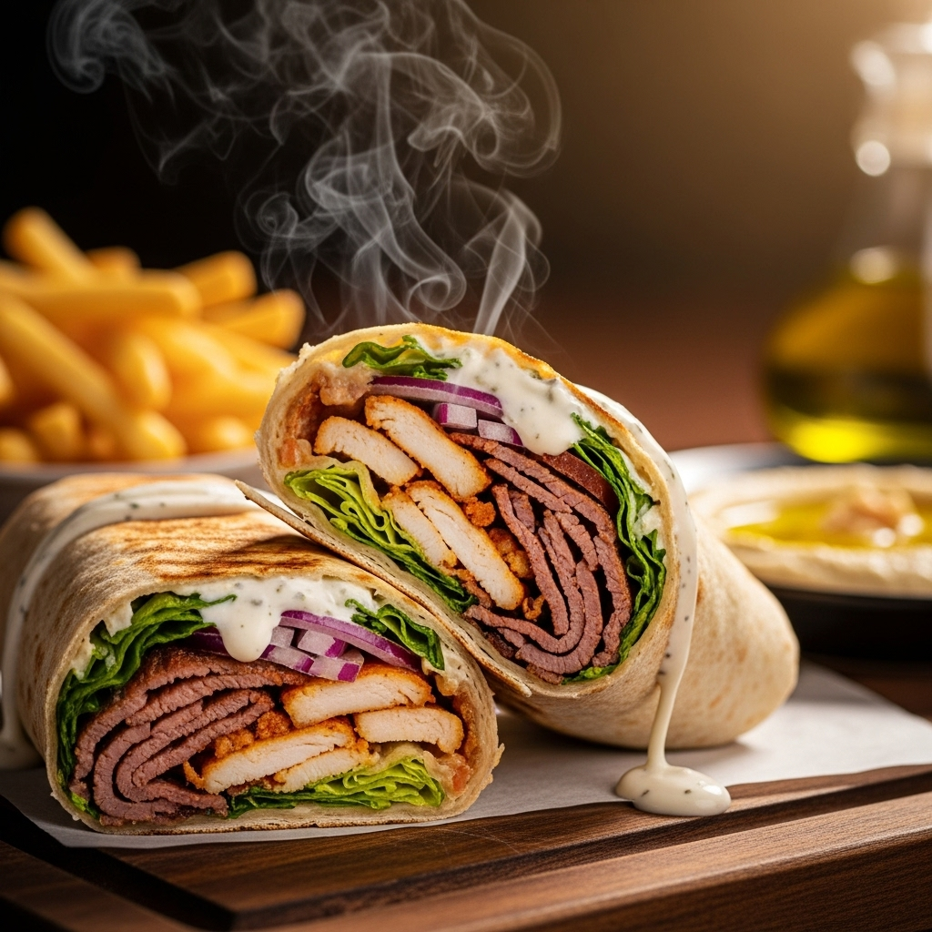 Arranged Food and Objects