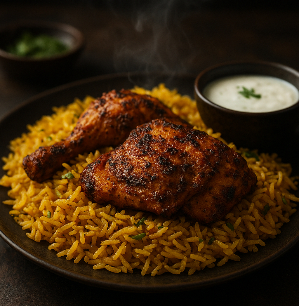 Arranged Food and Objects