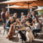a community event on a brewery patio with dogs having fun.jpg