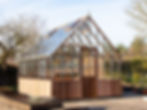 Custom wood greenhouse in Nova Scotia