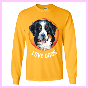 "Birdie the Bermese" Gold Long Sleeved Tee