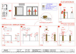 détails présentoirs