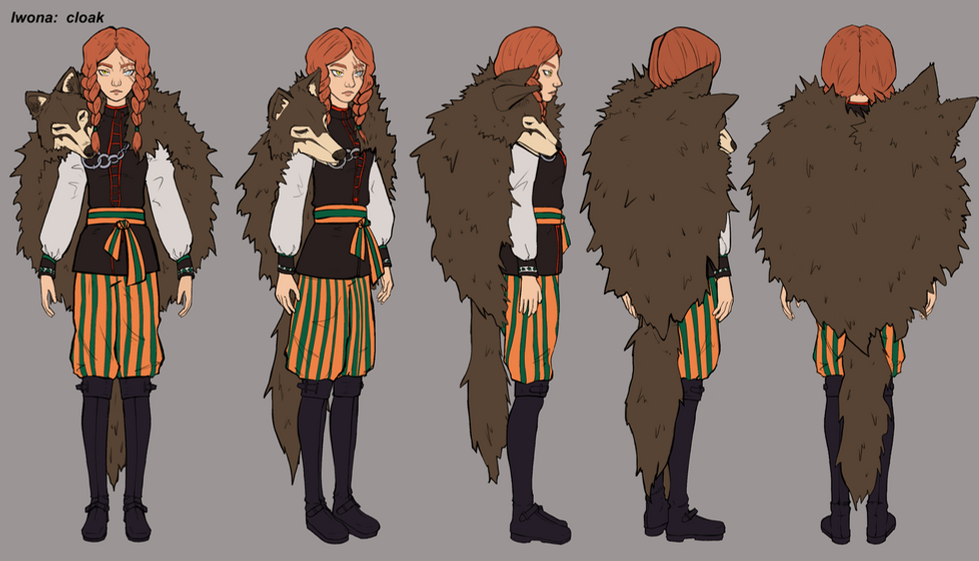 Iwona colour turnaround cloak