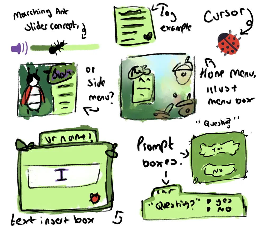 Bug Concept sketches