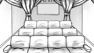 Moving parts theatre background