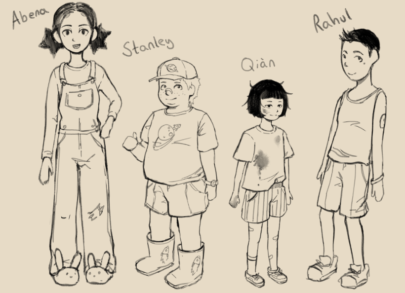 refined sketches