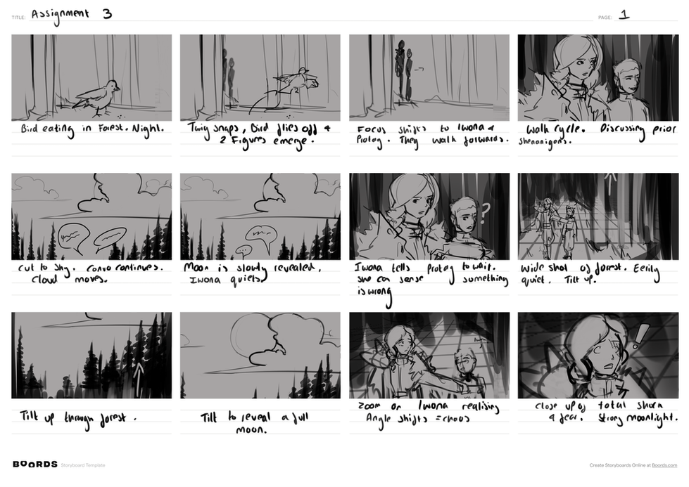 storyboard page 1