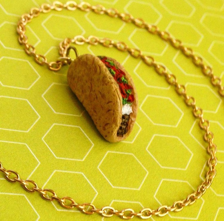Taco Necklace