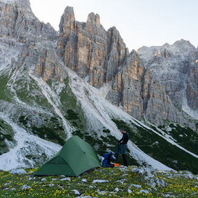 campeggiare in dolomiti