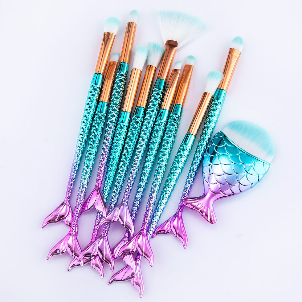 Miniatura: 11-Piece Mermaid Tail Eye Makeup Brush Set