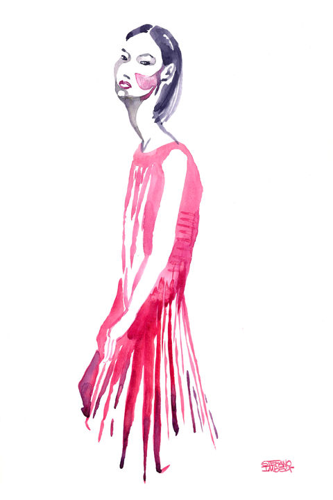 Carnation Pink Girl