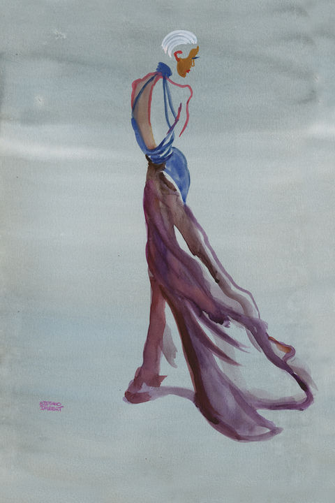 Purple Gown