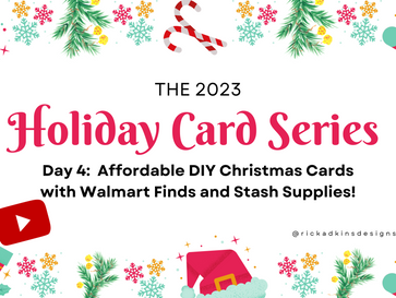 Holiday Cards with Walmart Supplies | Holiday Cards Series Day 4