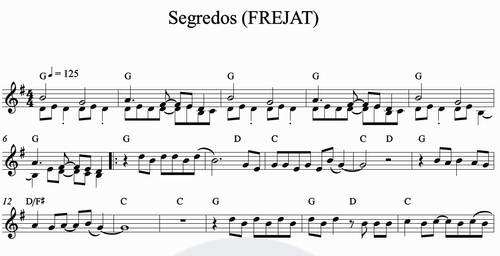 Segredos | Frejat | Partitura Express