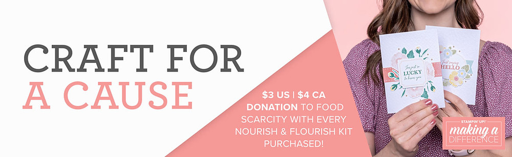craft of a cause banner from stampin up