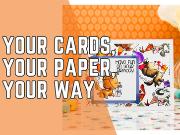Make Your Own Patterned Paper for Stunning Birthday Cards!