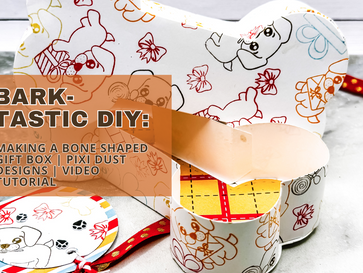 Bark-tastic DIY: Making a Bone Shaped Gift Box for Dog Lovers!