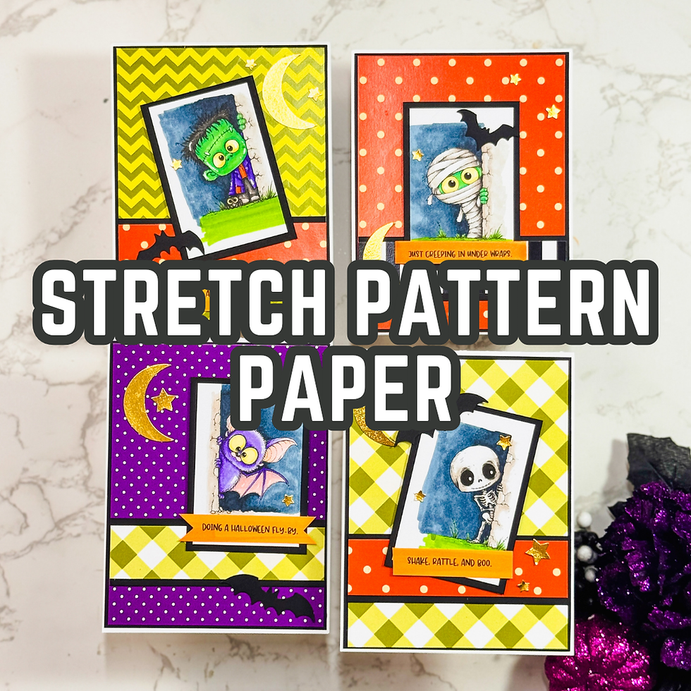 Four Halloween Card Layout Ideas That Make Pattern Paper Shine
