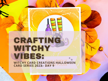 Crafting Witchy Vibes: Halloween Background Card