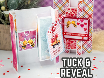 Tuck & Reveal Fun Fold Cards | Paper Rose Studio