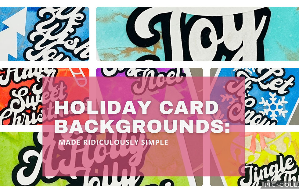 Holiday Card Backgrounds Made Simple Blog Banner