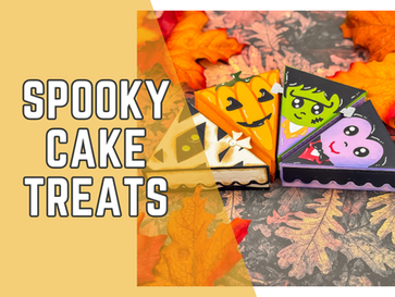 Spooky Halloween Slice of Cake Treat Holders | Pixi Dust Designs