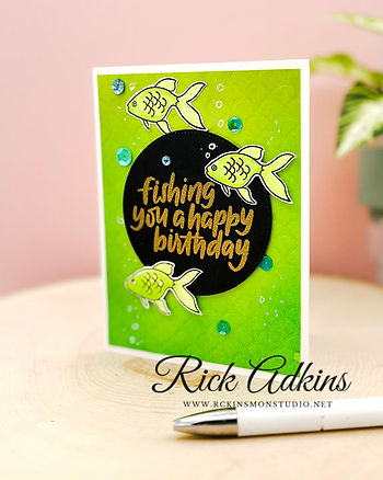 Fishing you a Happy Birthday Card by Rick Adkins-2