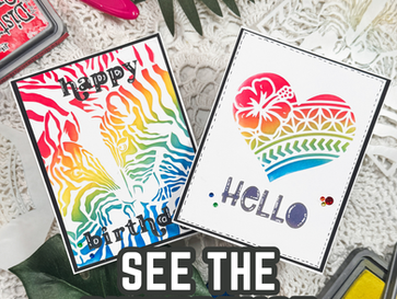 Turn Simple Stencils Into Beautiful Cards