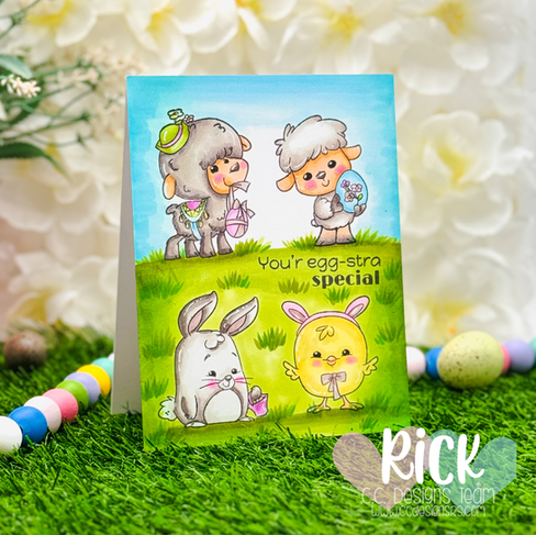 You'r Egg-stra special Easter Scene Card