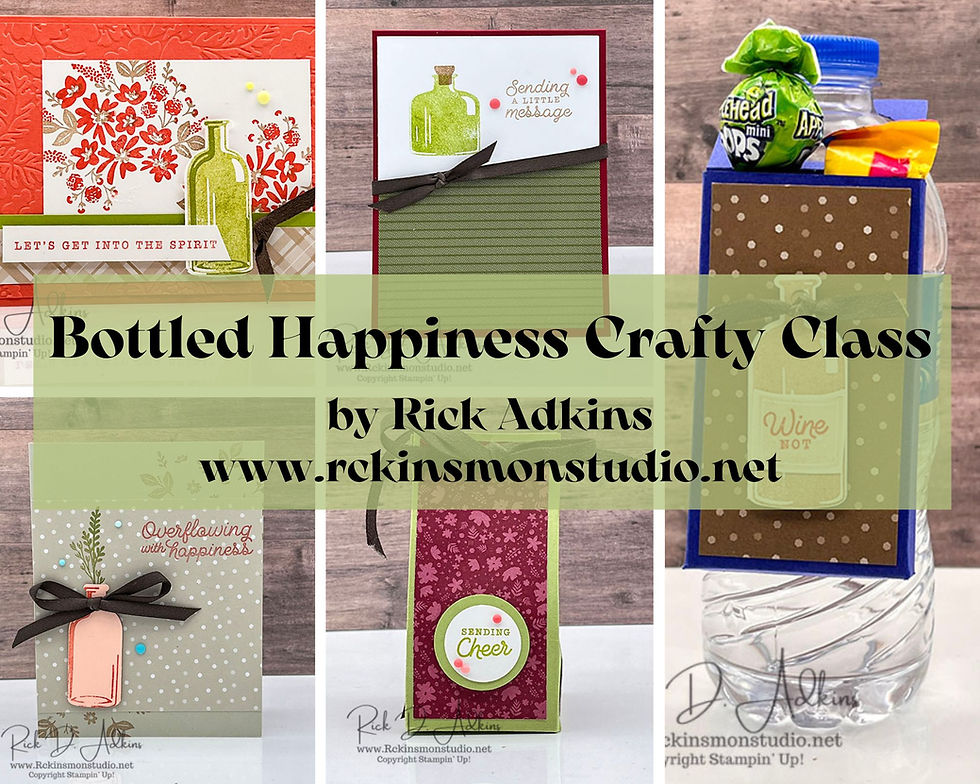 Bottled Happiness Crafty Class Tutorial