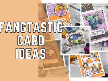 Fangtastic Fun: C.C. Designs’ August Stamps in Action