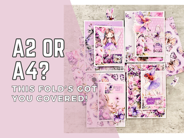 This Fold Works for BOTH A2 & A4 Cards – You’ve Gotta Try It!