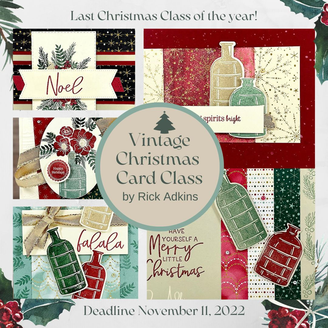 Vintage Christmas Card Class Tutorial