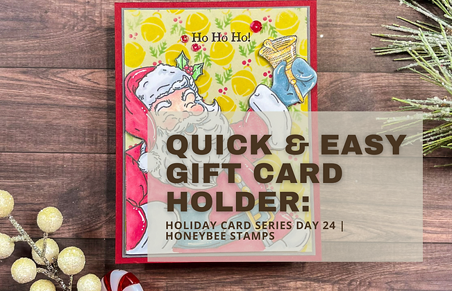 St. Nick Festive Gift Card Holder by Rick Adkins Blog Banner